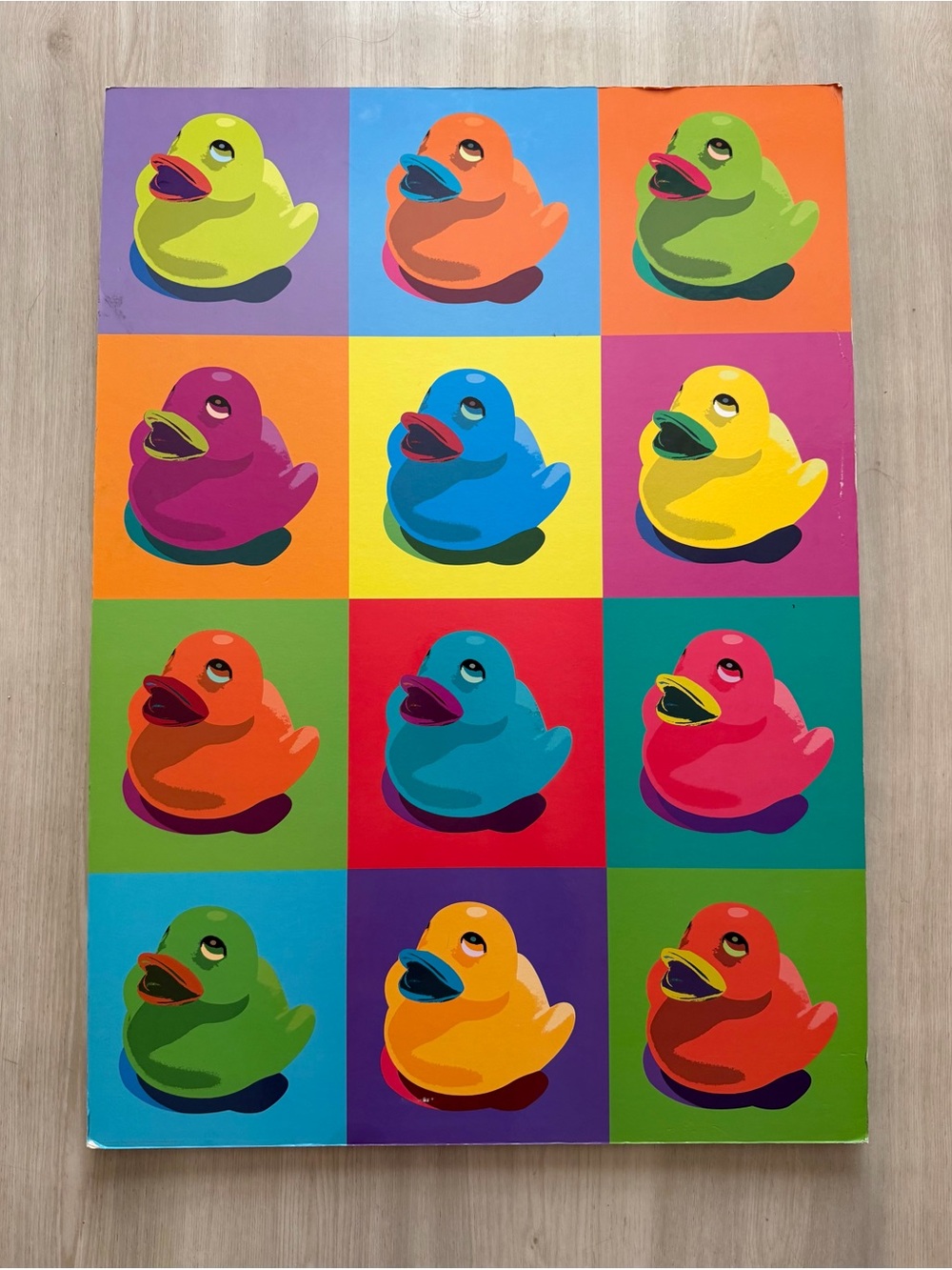 Vintage 1999 Knista Duck Pop Art Print - IKEA